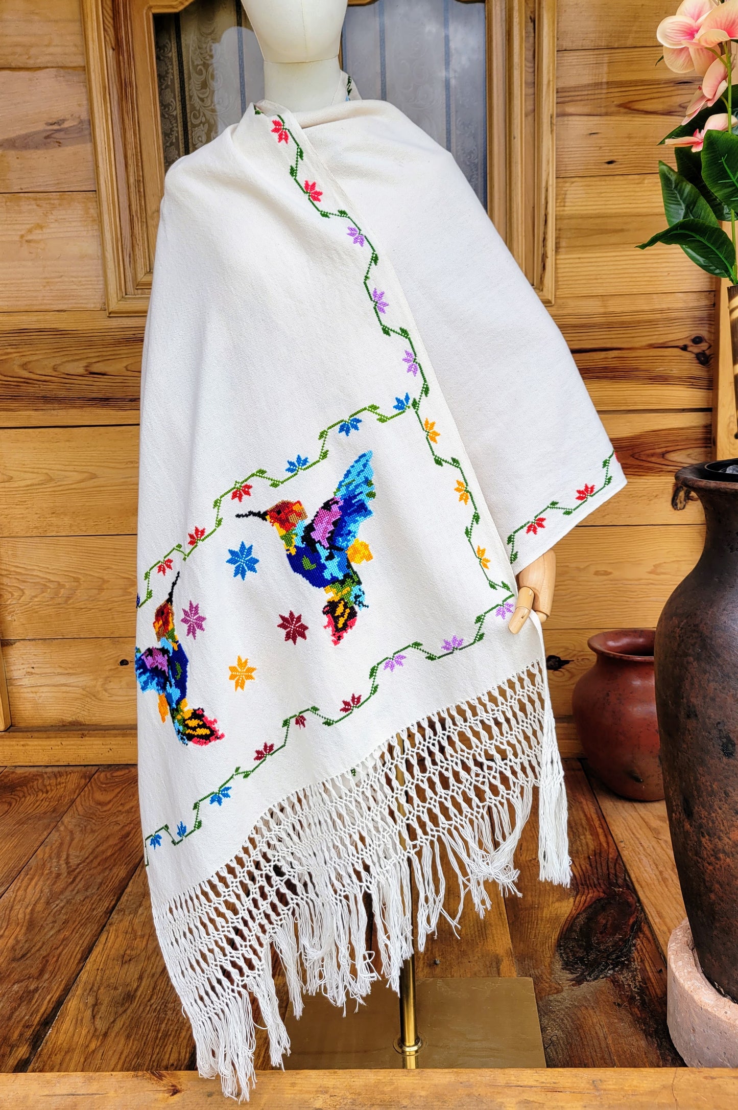 Rebozo Tzintzuni “Colibrí”
