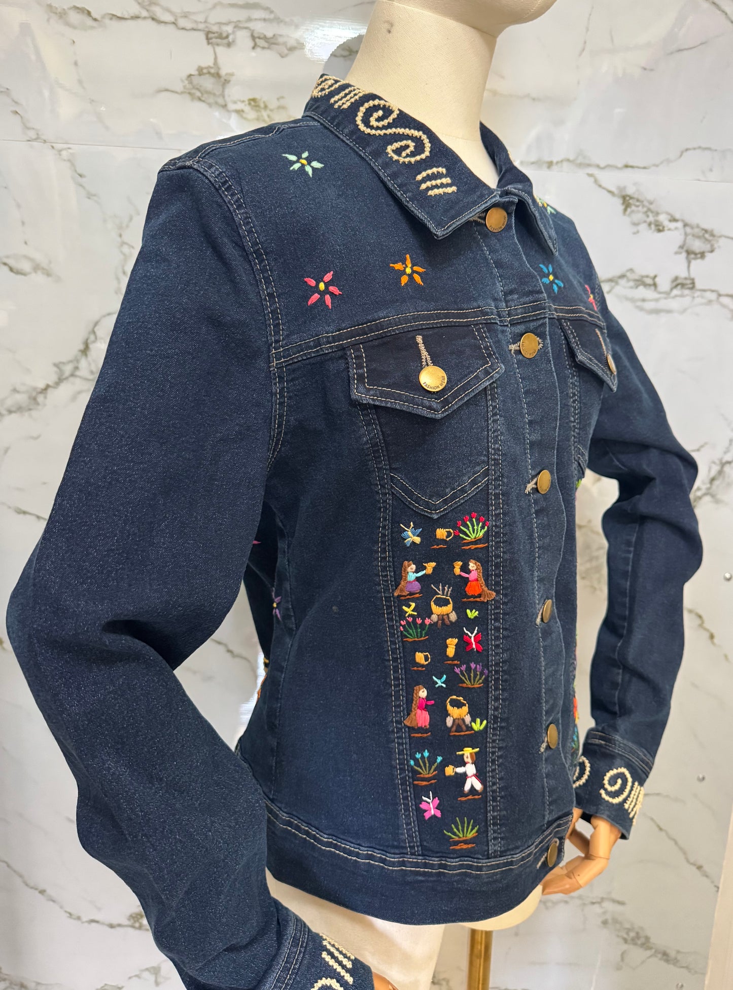 Chamarra mezclilla historias