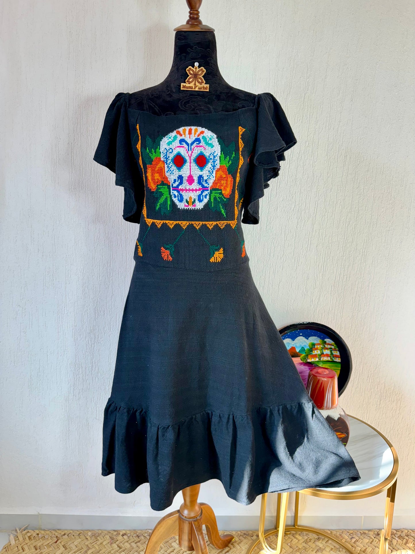 Vestido Sesï “Calaverita de azúcar”