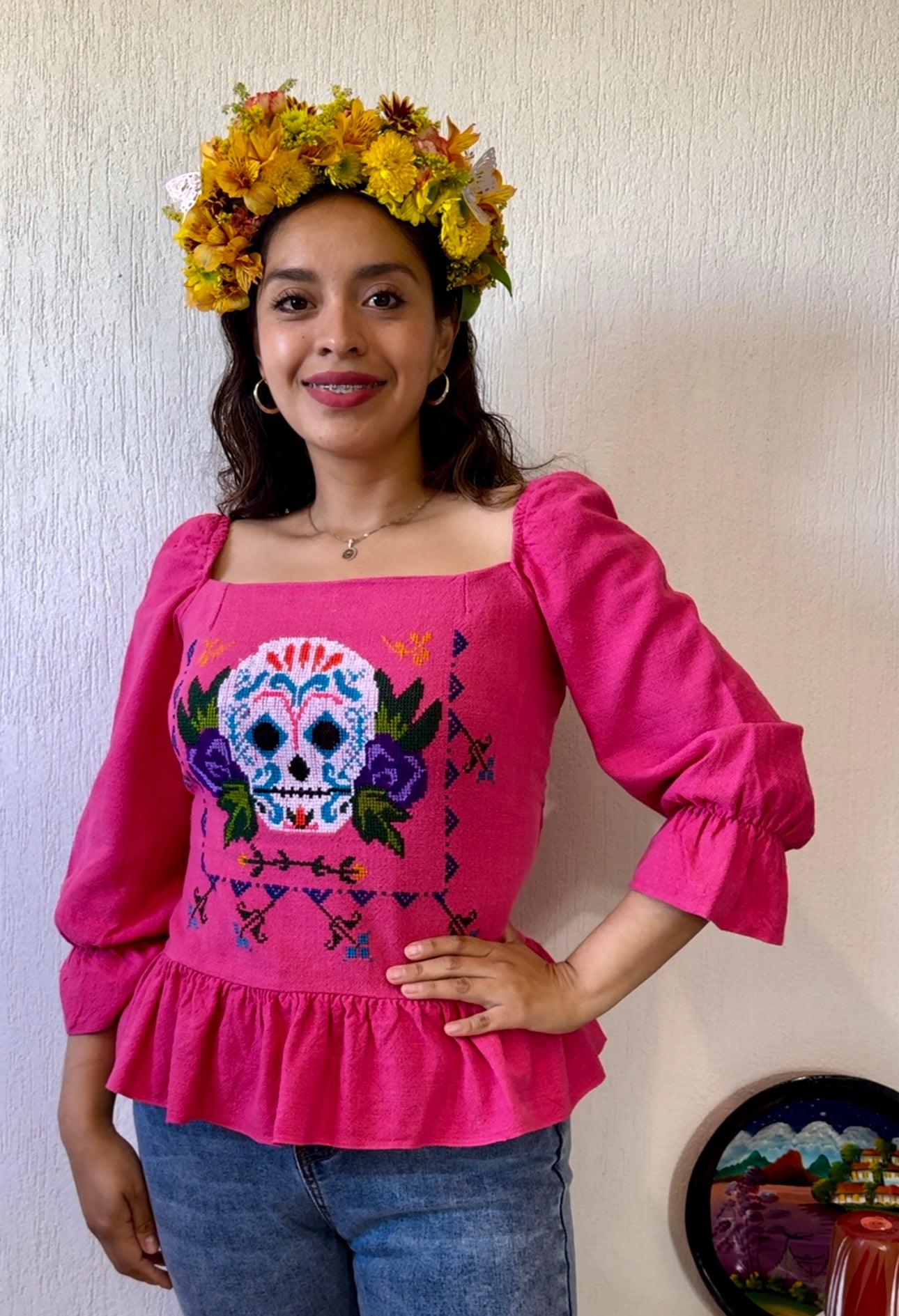 Blusa Calaverita de azúcar