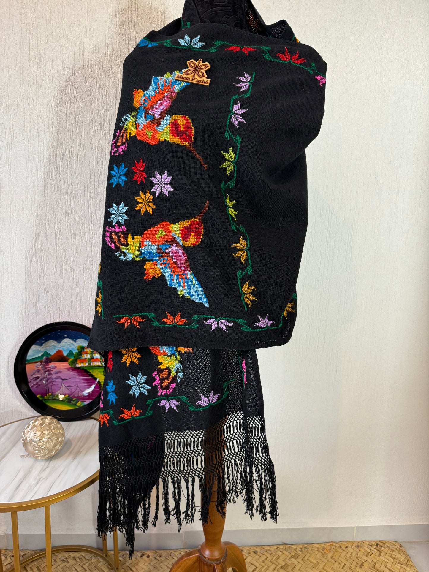 Rebozo Colibrí