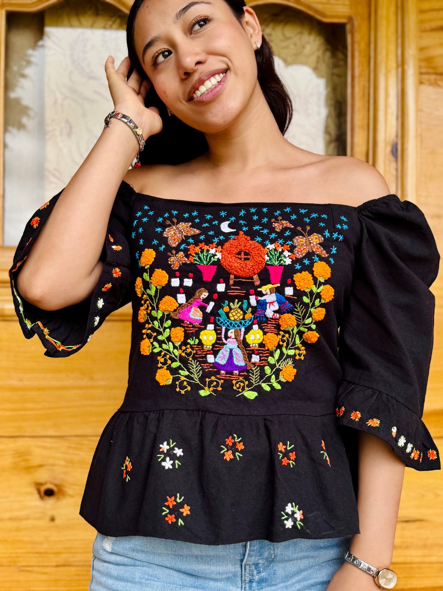 Blusa Ireri Cempasúchil