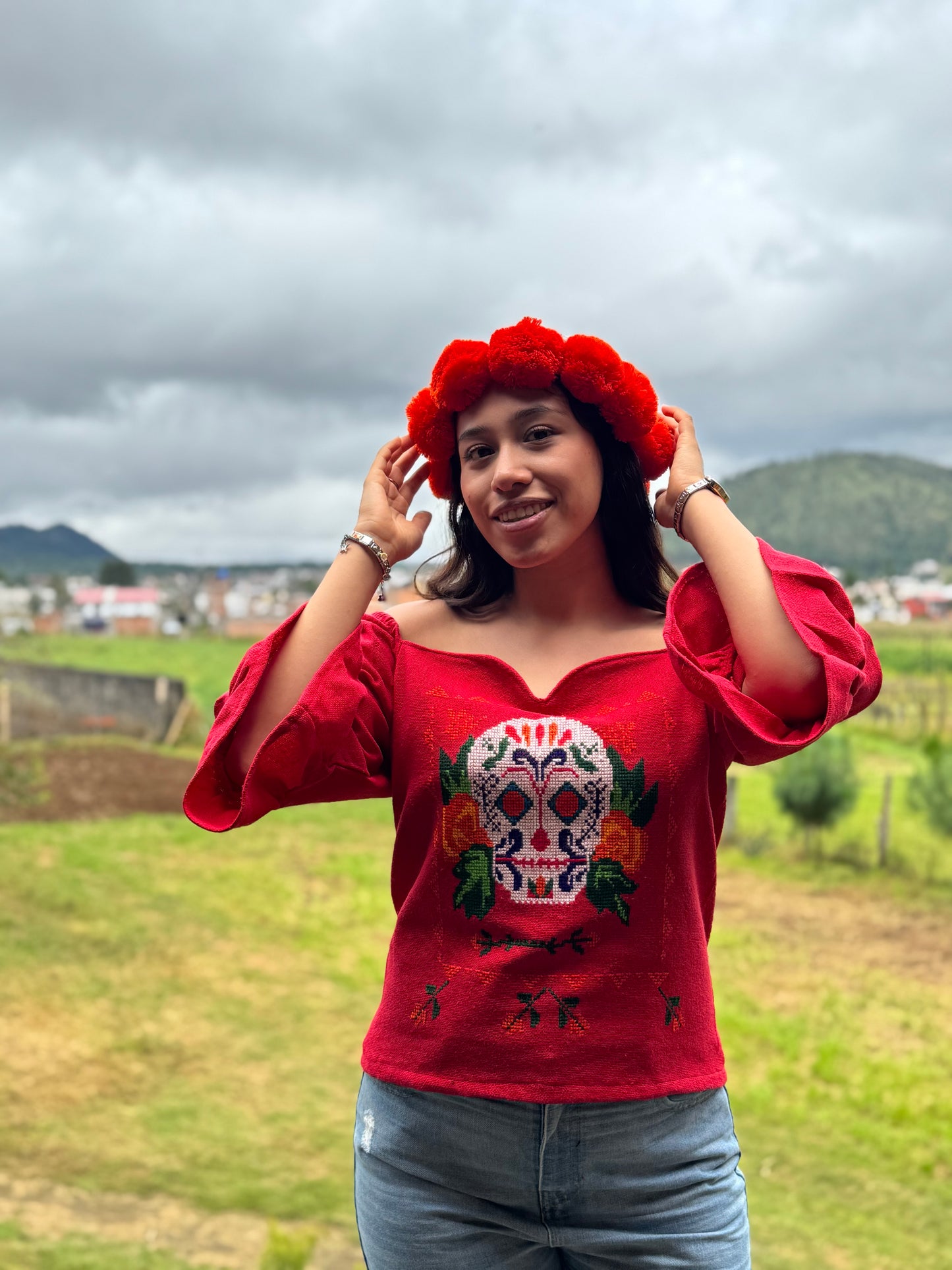 Blusa Calaverita de azúcar