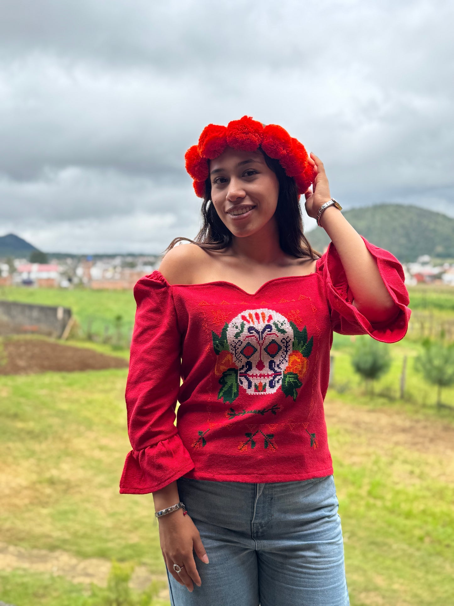 Blusa Calaverita de azúcar