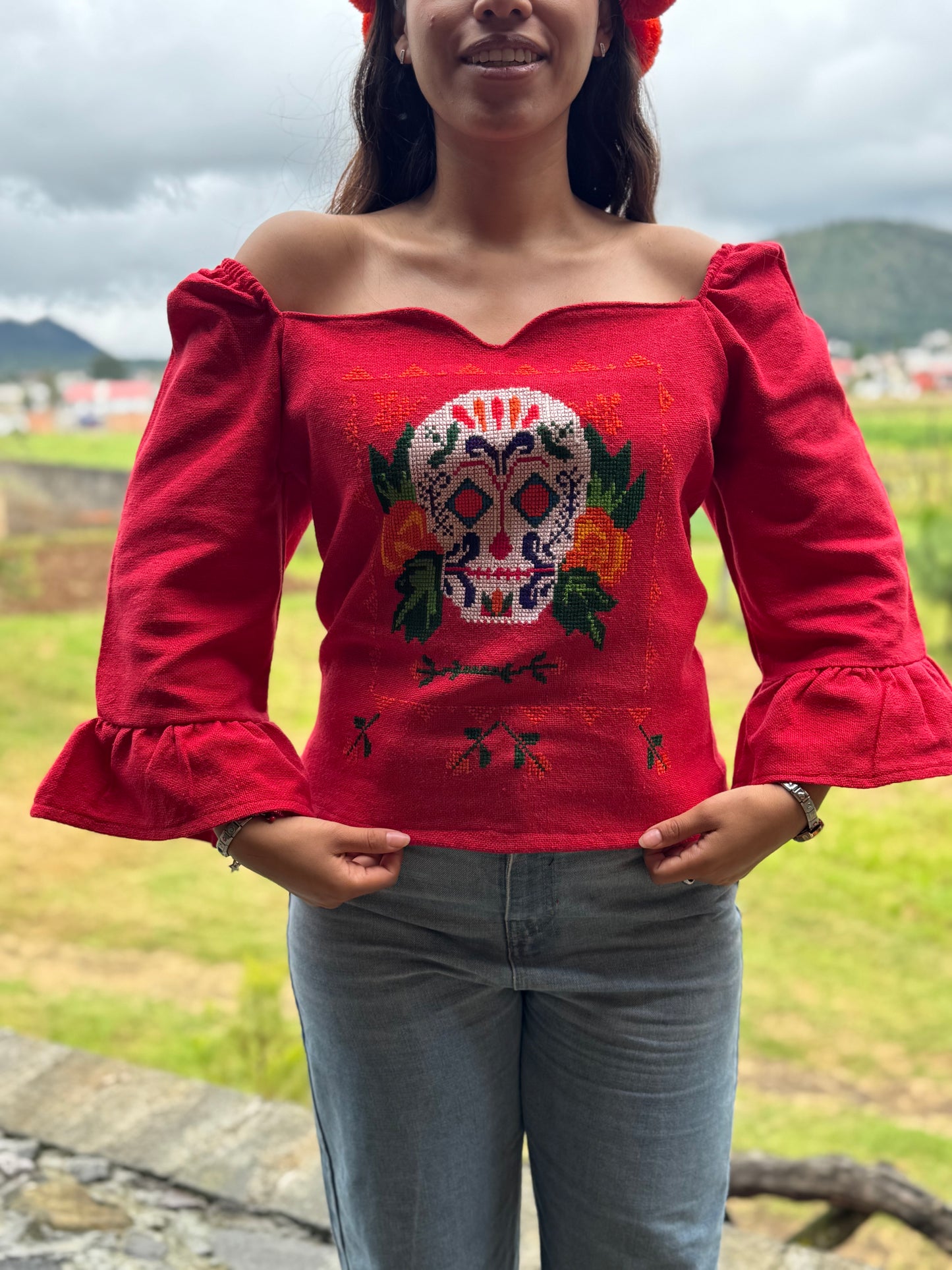 Blusa Calaverita de azúcar