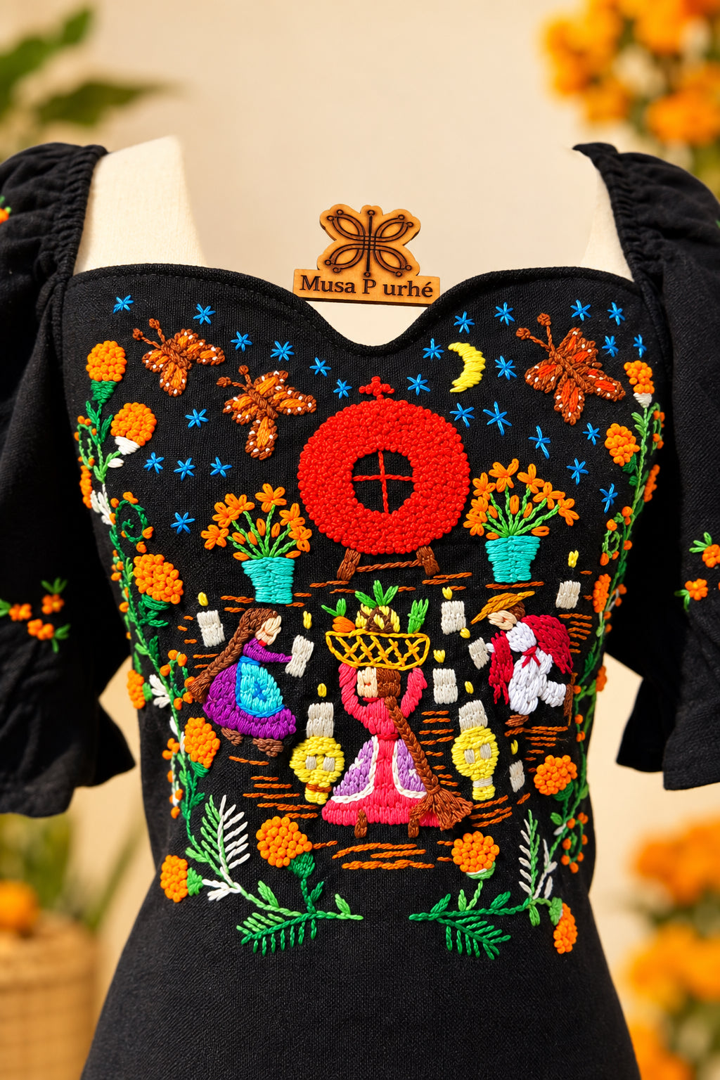 Blusa Ireri Corona y Ofrendas
