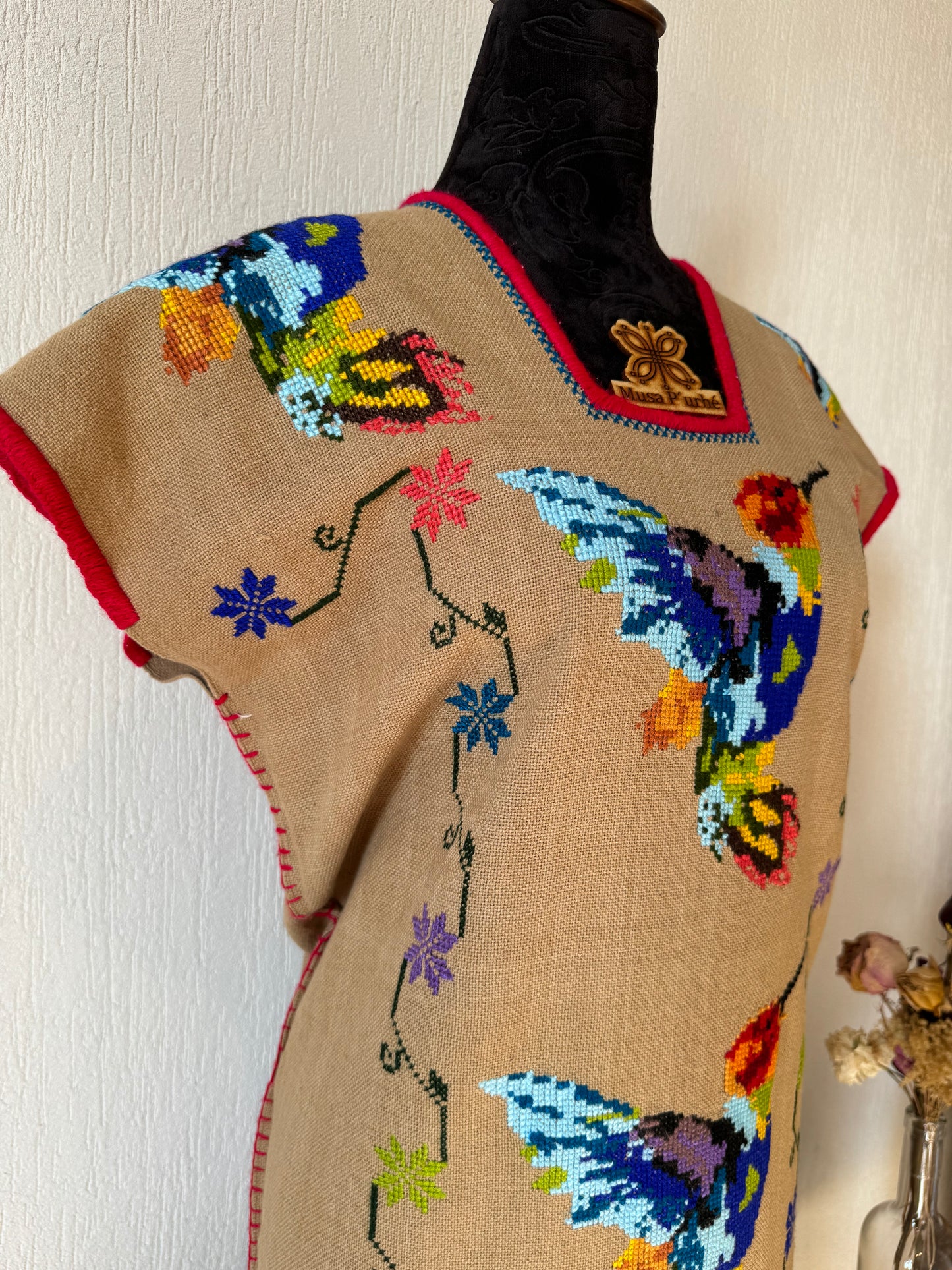 Vestido “Tzintzuni” Colibrí