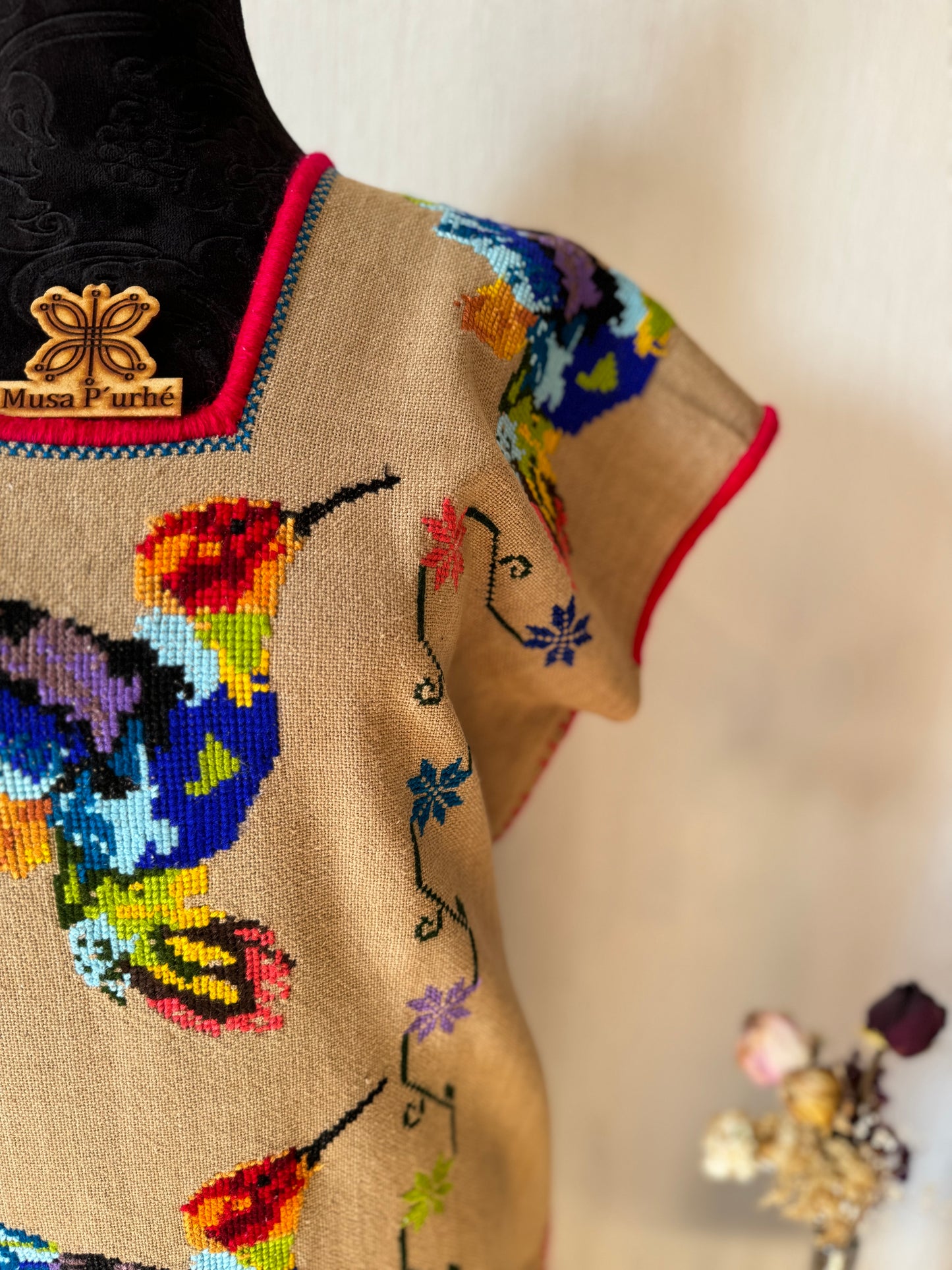 Vestido “Tzintzuni” Colibrí