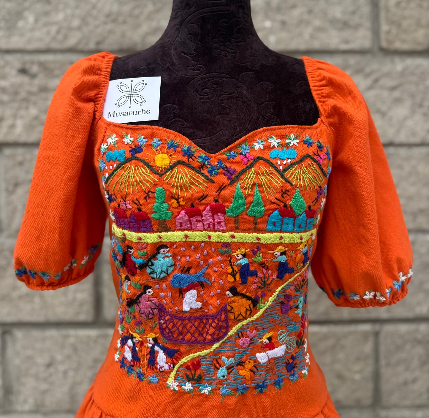 Blusa Ireri Danza del Pescado