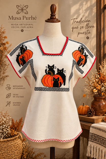 Huanengo Gatitos y calabazas