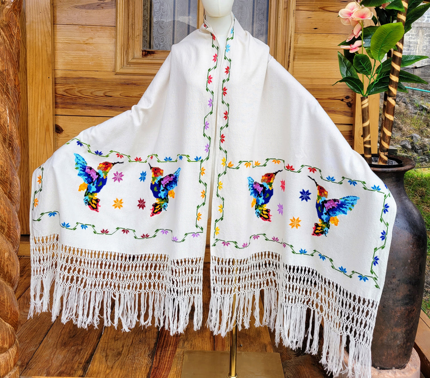 Rebozo Tzintzuni “Colibrí”