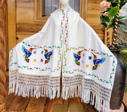 Rebozo Tzintzuni “Colibrí”