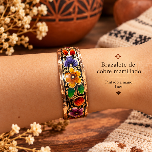 Brazalete de Cobre Tsïtsïki “Flor”