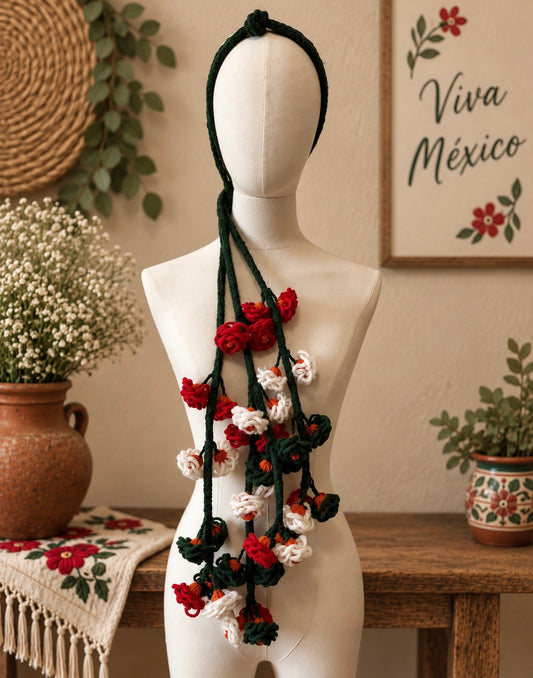 Tlacoyales y aretes Viva México