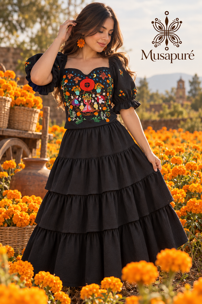 Blusa Ireri Corona y Ofrendas