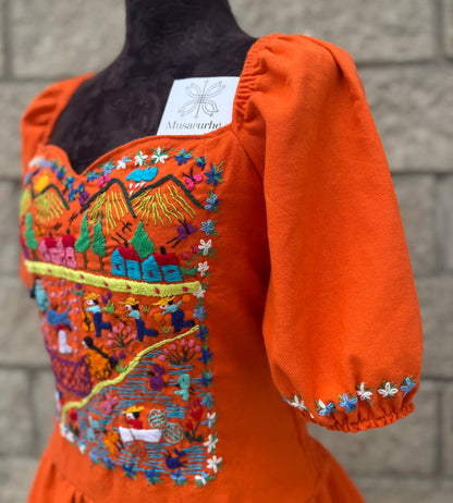Blusa Ireri Danza del Pescado