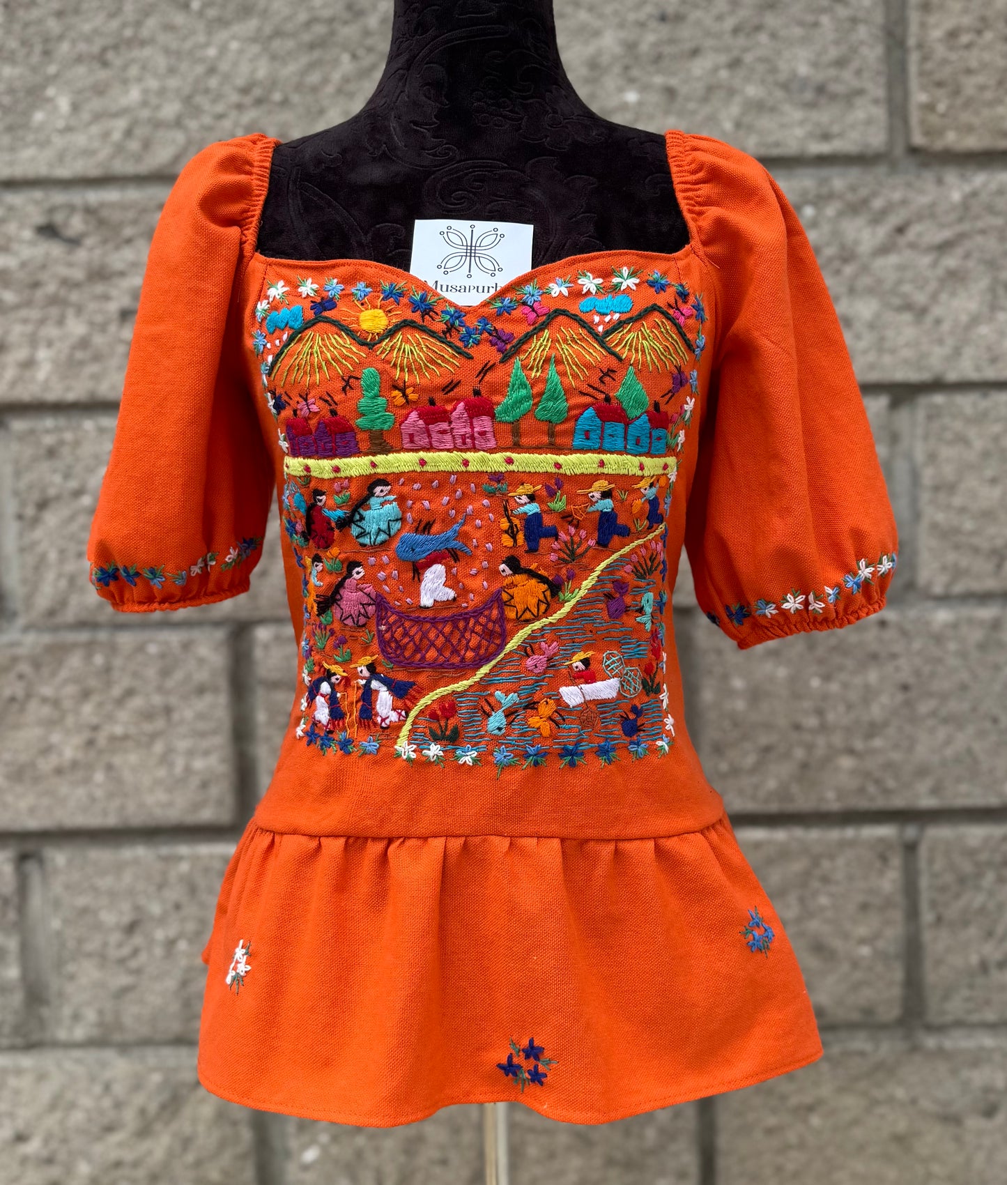 Blusa Ireri Danza del Pescado