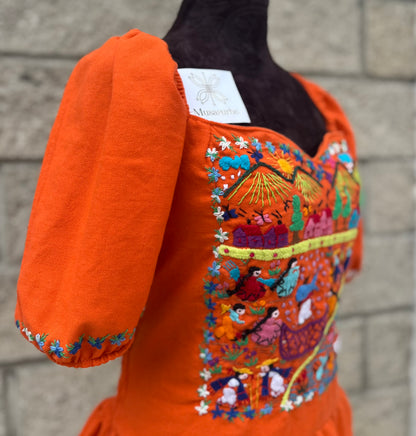 Blusa Ireri Danza del Pescado