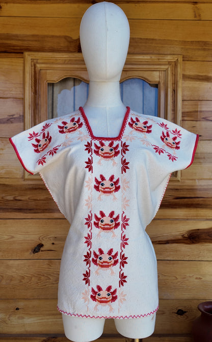 Huanengo Ajolotitos Albinos