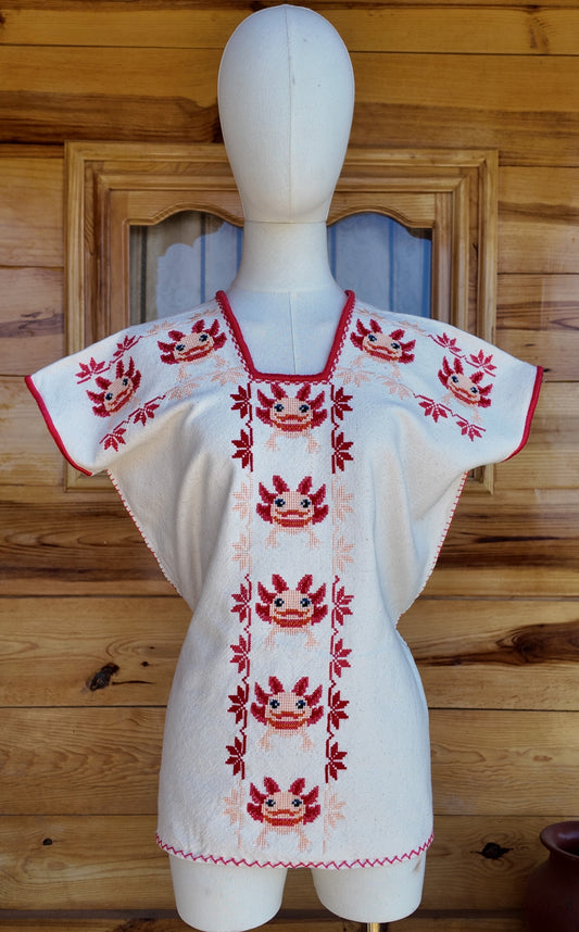 Huanengo Ajolotitos Albinos