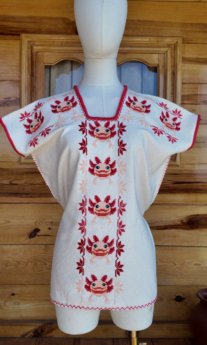 Huanengo Ajolotitos Albinos