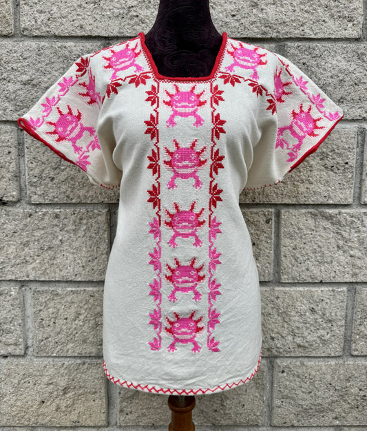 Huanengo Ajolotitos Albinos