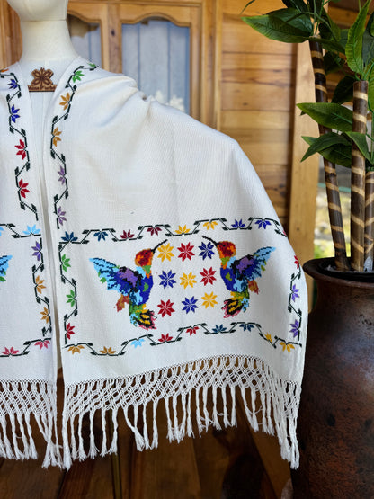 Rebozo Tzintzuni “Colibrí”