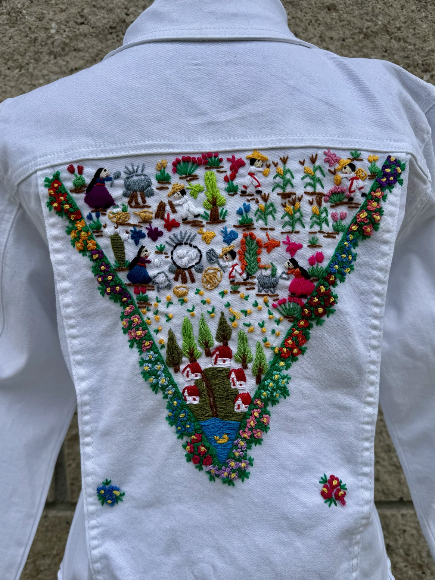 Chamarra Historias Blanca