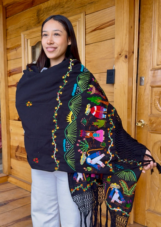 Rebozo Danza Viejitos e Ireris