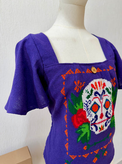 Blusa calaverita de azúcar
