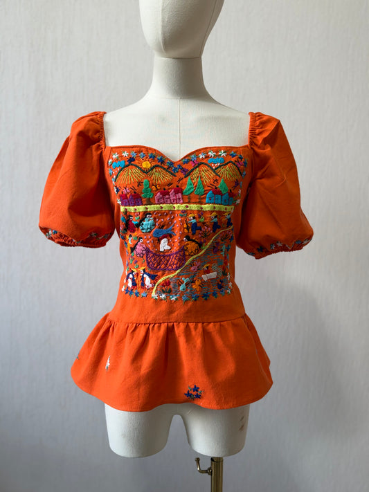 Blusa Ireri Danza del Pescado
