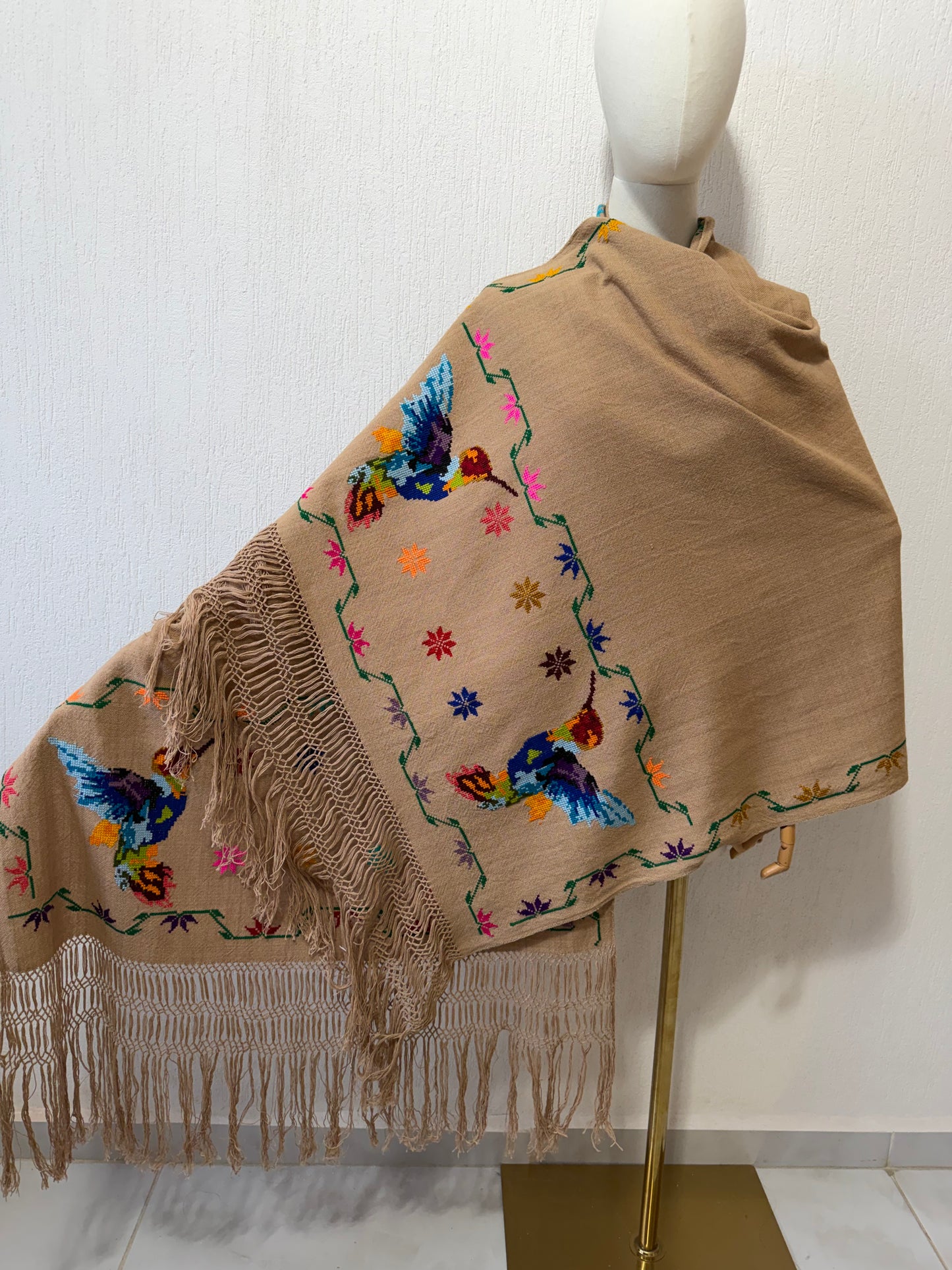 Rebozo Tzintzuni “colibrí”