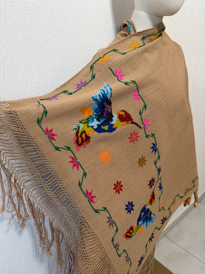 Rebozo Tzintzuni “colibrí”
