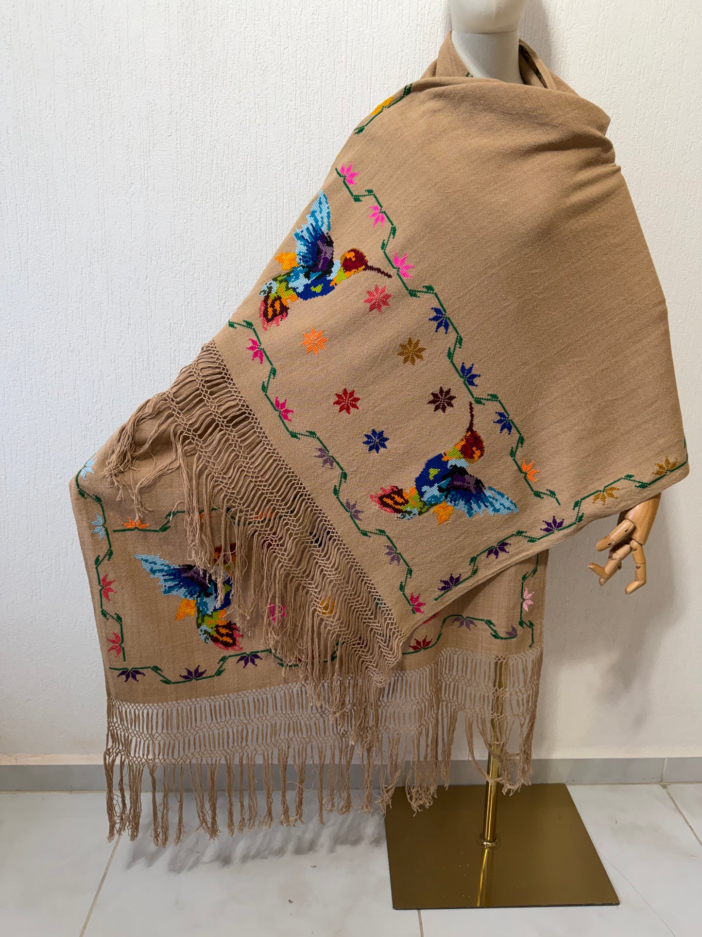 Rebozo Tzintzuni “colibrí”