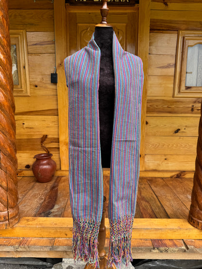 Rebozo manta arcoíris