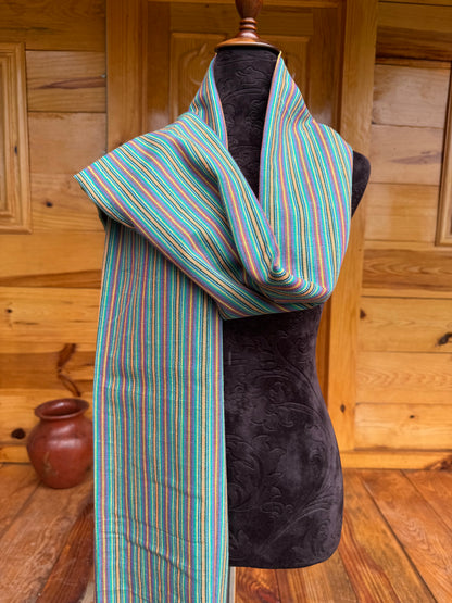 Rebozo manta arcoíris