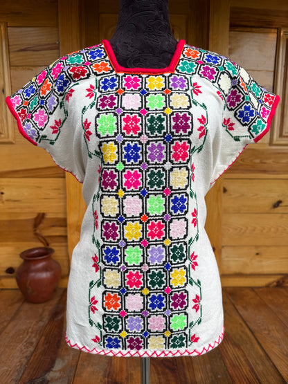 Huanengo Florecitas geométricas