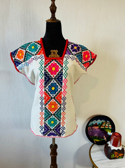 Huanengo greca floral