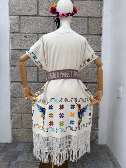 Poncho Colibrí con faja