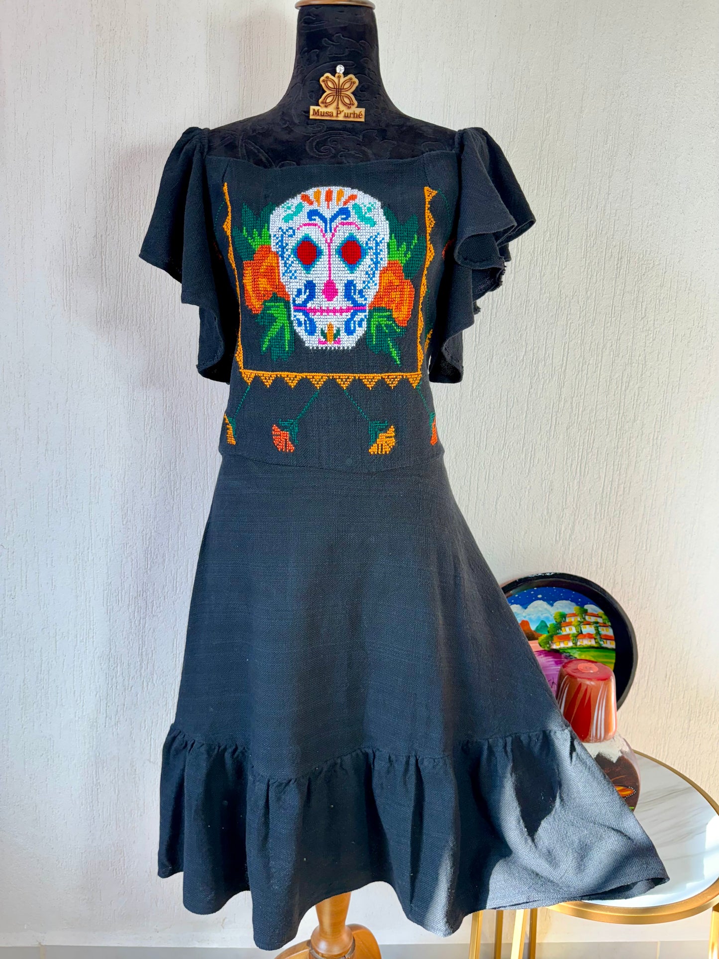 Vestido Sesï “Calaverita de azúcar”