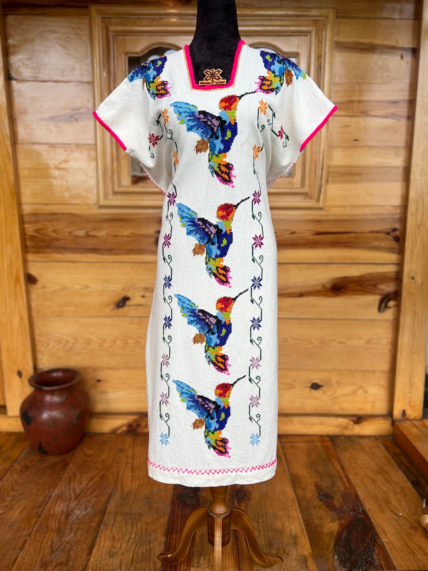 Vestido Tzintzuni “colibrí”