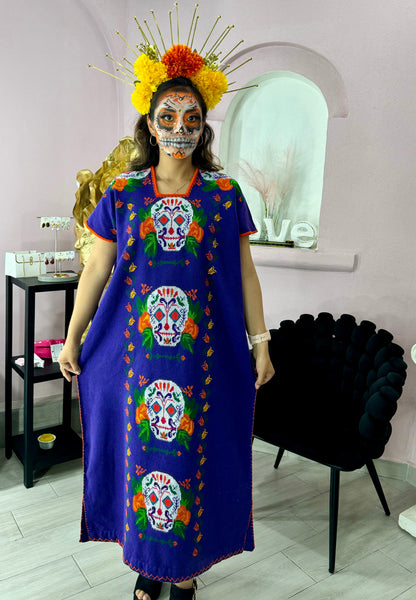 Huanengo largo Calaveritas de Azúcar