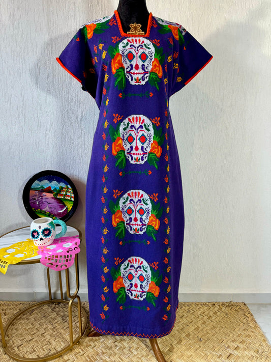 Huanengo largo Calaveritas de Azúcar