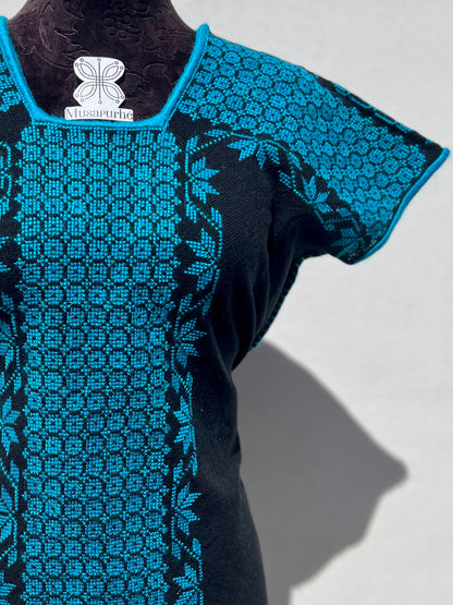 Huanengo florecitas azul