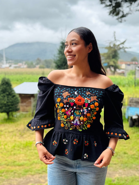 Blusa Ireri Cempasúchil