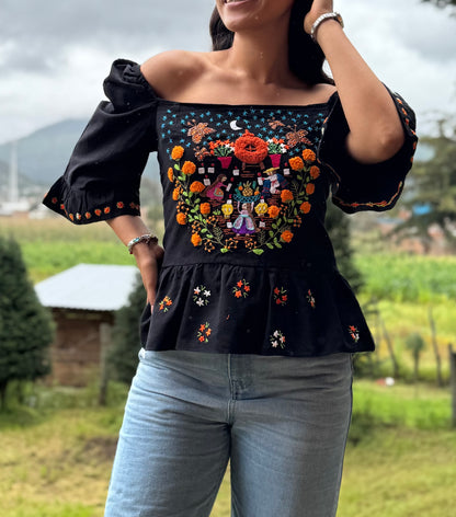 Blusa Ireri Cempasúchil