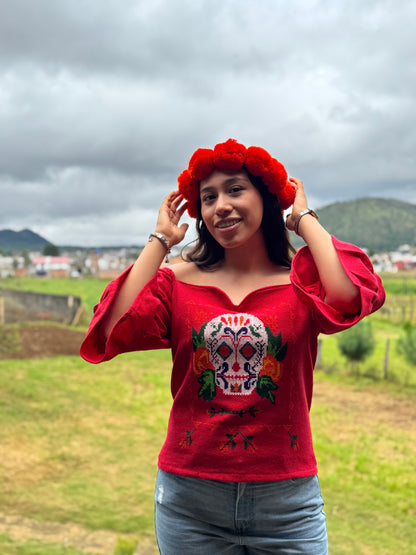 Blusa Calaverita de azúcar