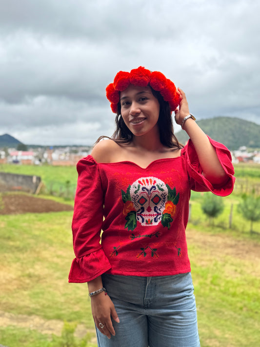 Blusa Calaverita de azúcar