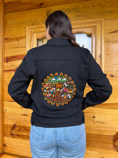 Chaqueta de Mezclilla Noche de animas