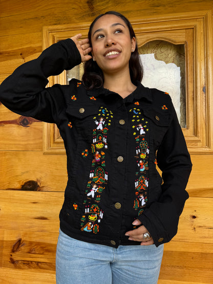 Chaqueta de Mezclilla Noche de animas